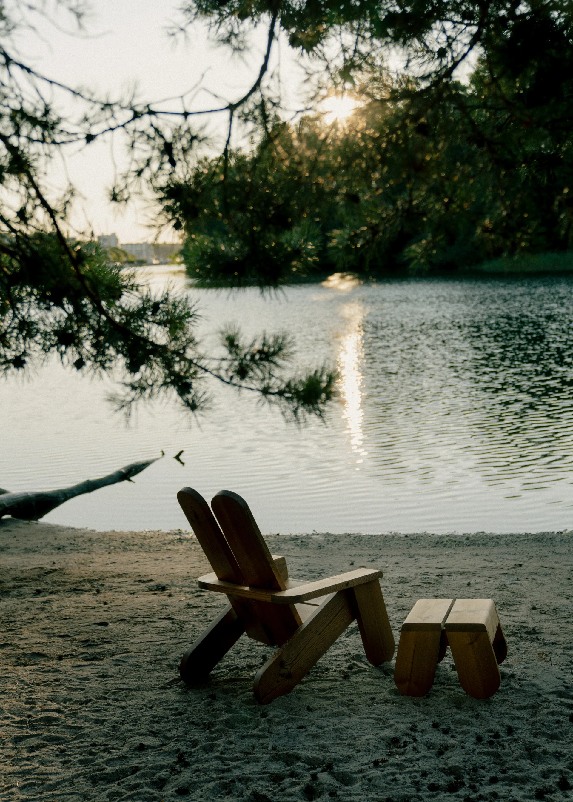 015 Peace Outdoor Lounge Chair loungestol, Varmebehandlet furu Vaarnii