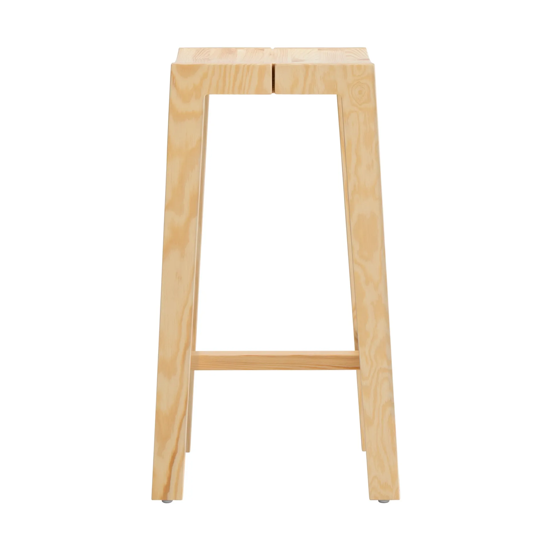 016 Maasto Bar Stool barkrakk, Matt oljevokset furu, 65 cm Vaarnii