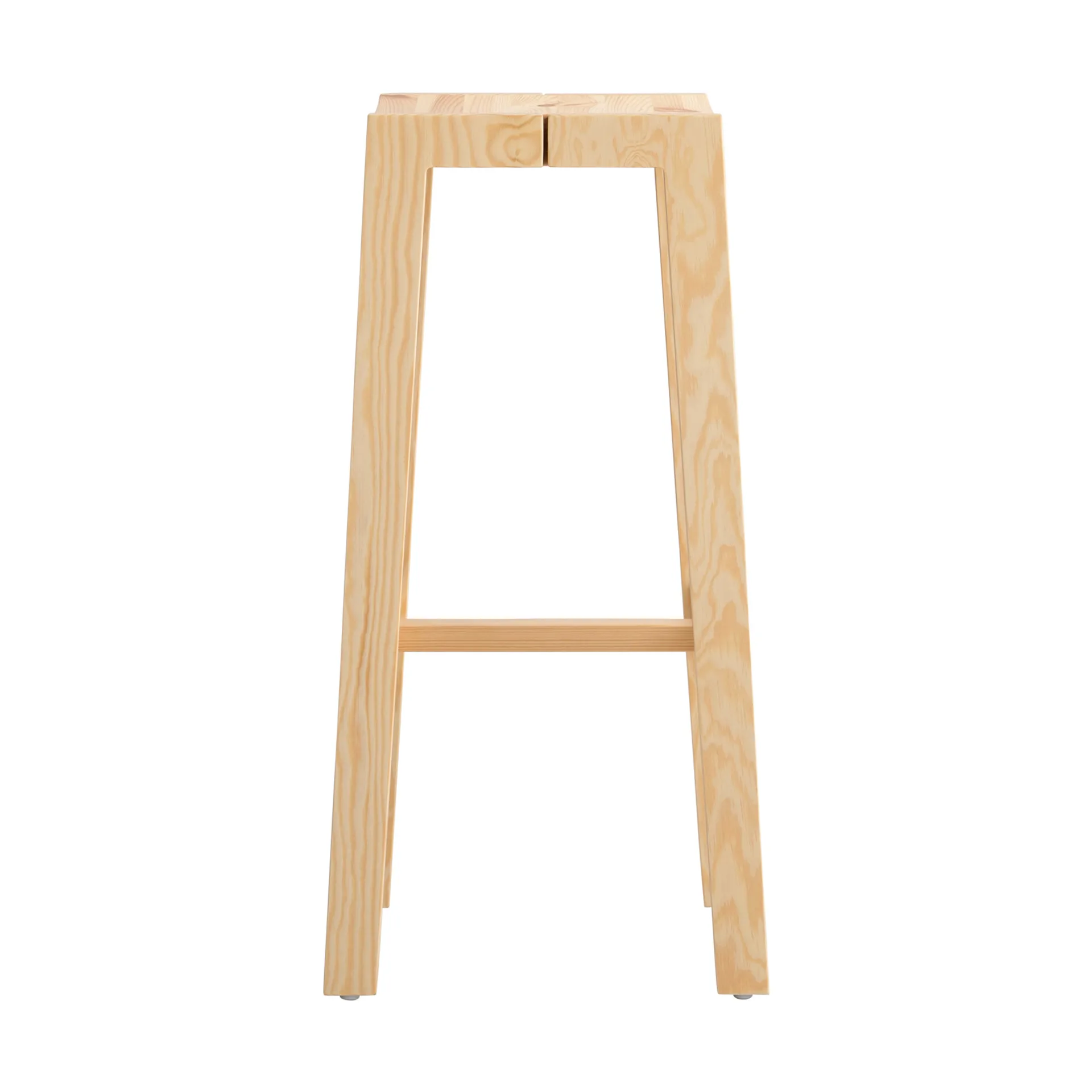 016 Maasto Bar Stool barkrakk, Matt oljevokset furu, 75 cm Vaarnii