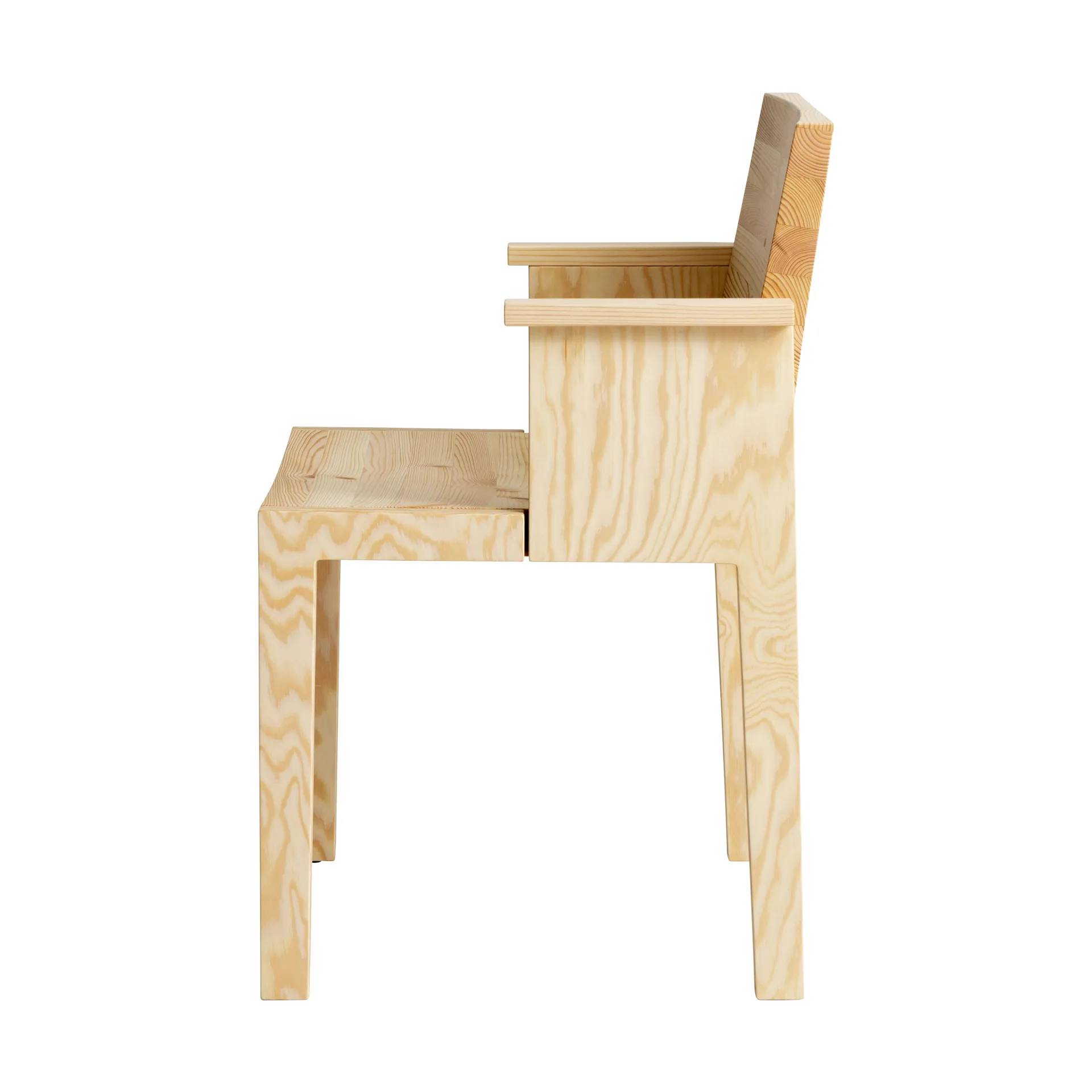 016 Maasto Dining Armchair karmstol, Matt oljevokset furu Vaarnii