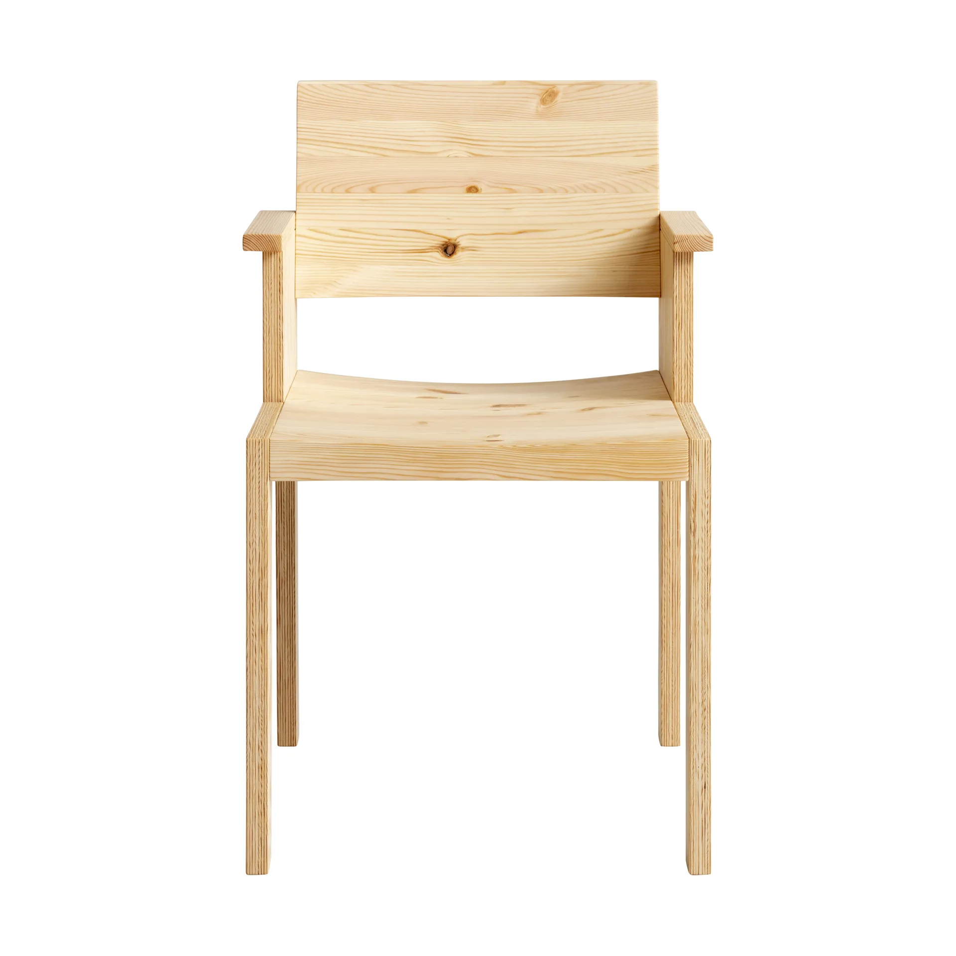 016 Maasto Dining Armchair karmstol, Matt oljevokset furu Vaarnii