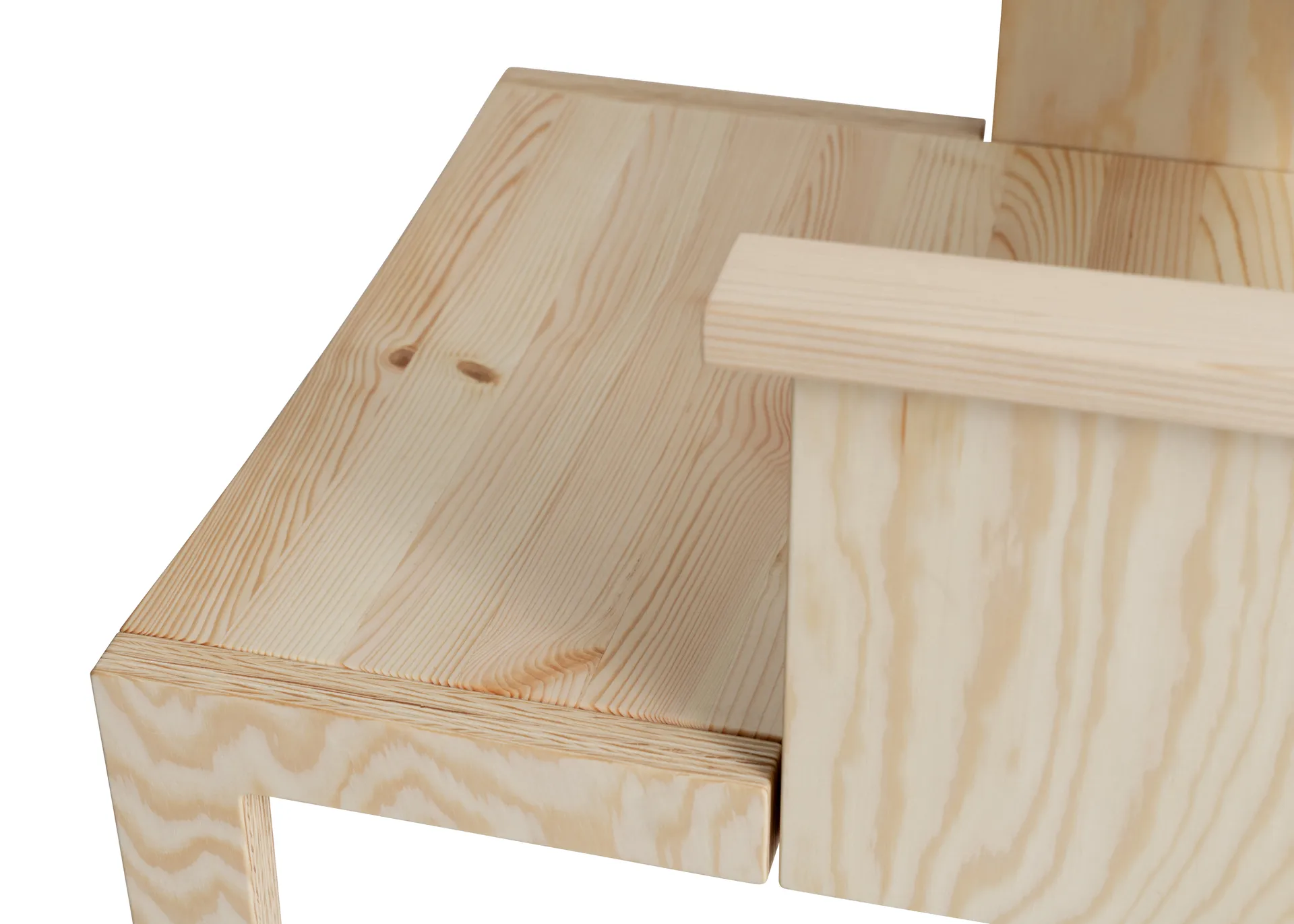 016 Maasto Dining Armchair karmstol, Matt oljevokset furu Vaarnii