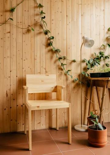 016 Maasto Dining Armchair karmstol - Matt oljevokset furu - Vaarnii