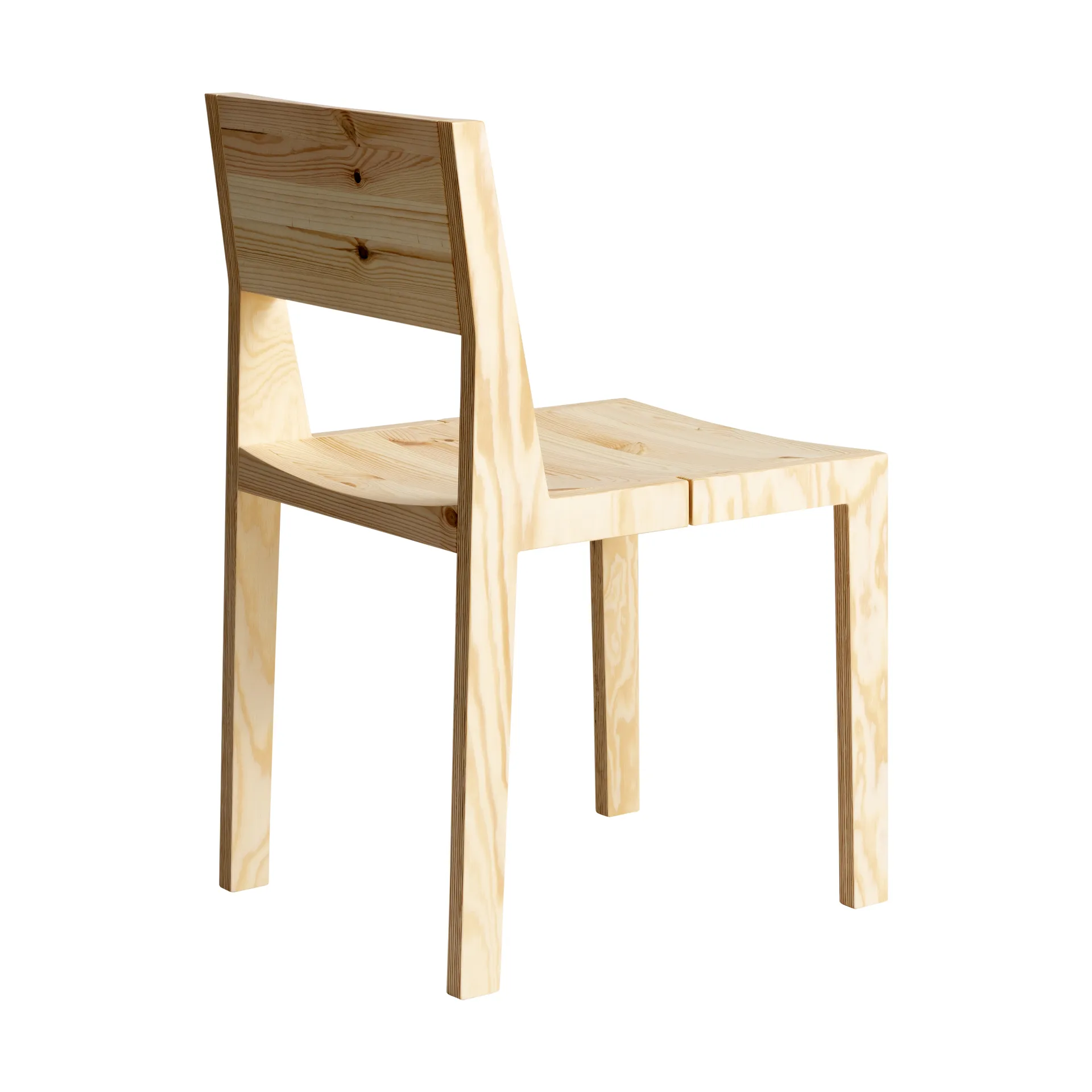 016 Maasto Dining Chair stol, Matt oljevokset furu Vaarnii