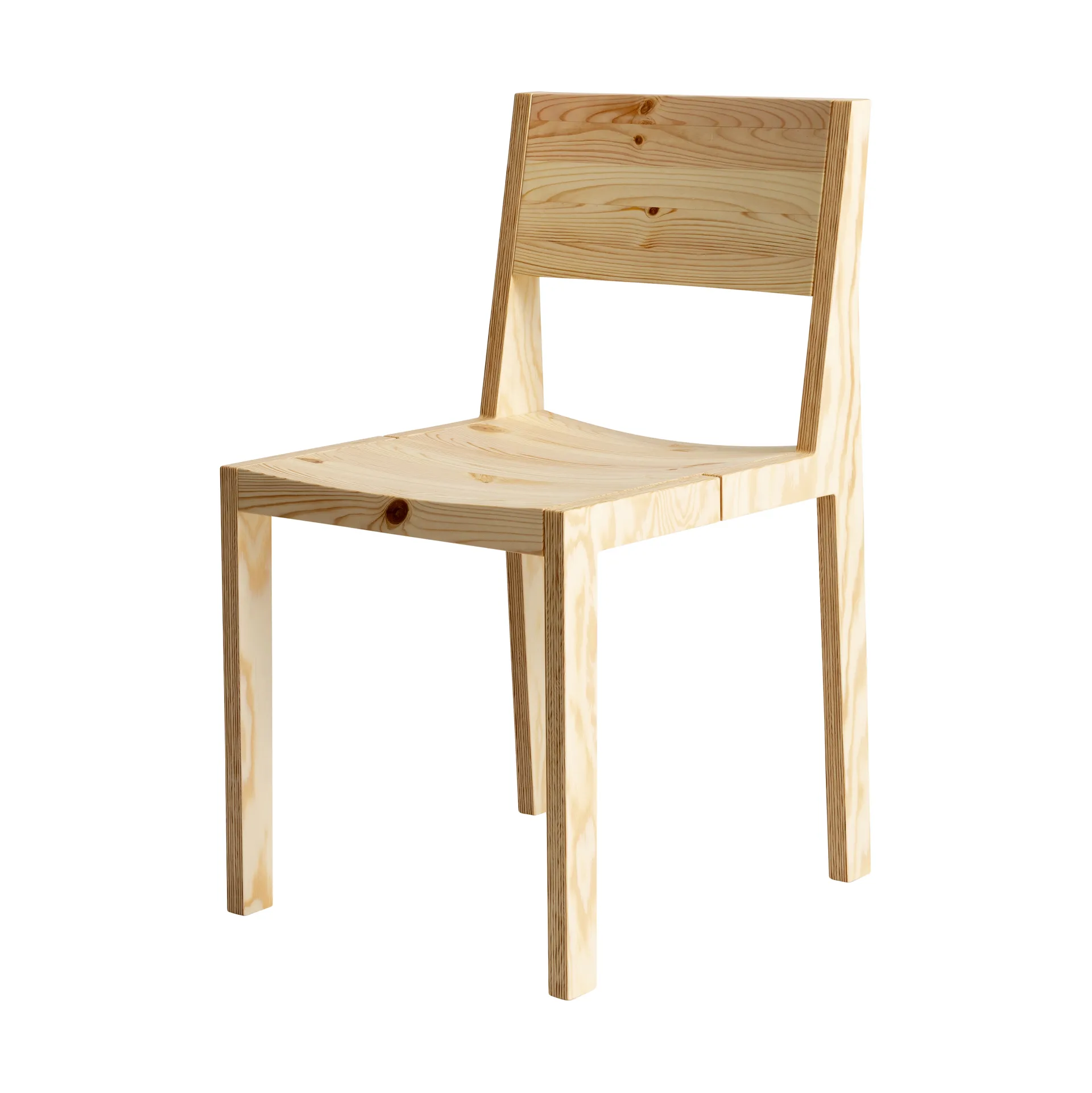 016 Maasto Dining Chair stol, Matt oljevokset furu Vaarnii