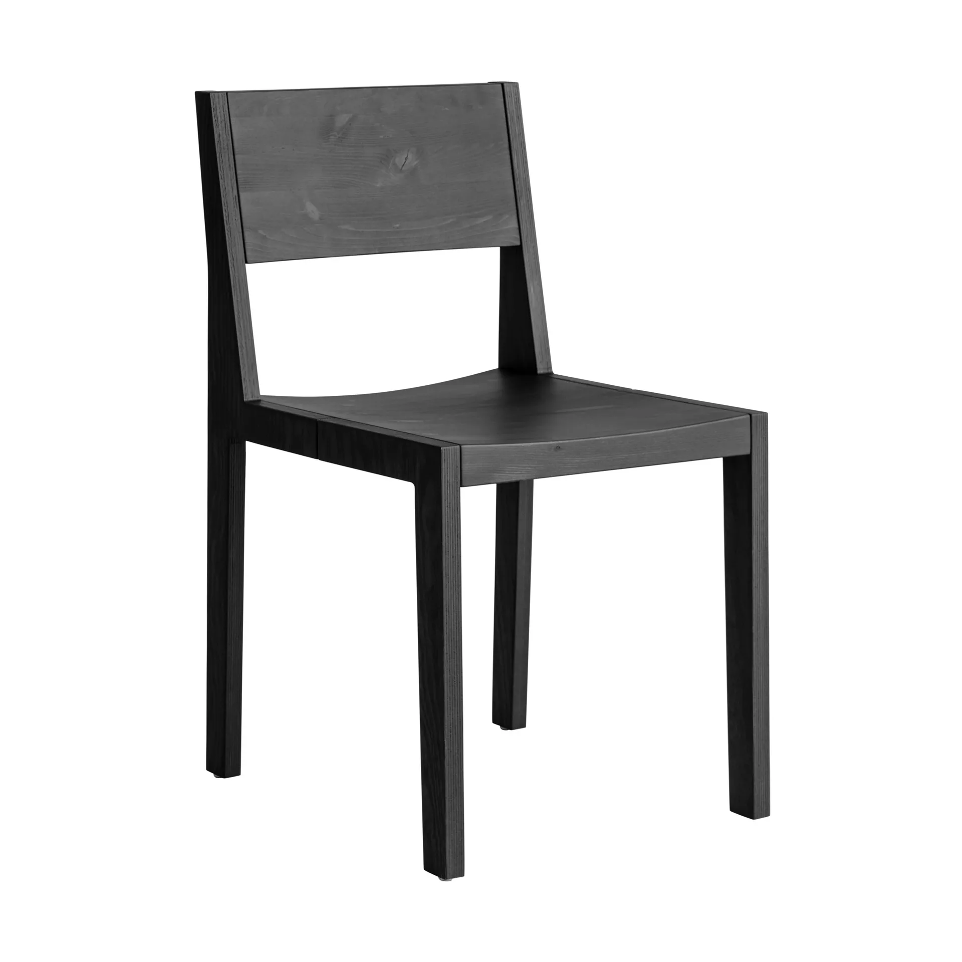 016 Maasto Dining Chair stol, Svartbeiset furu Vaarnii