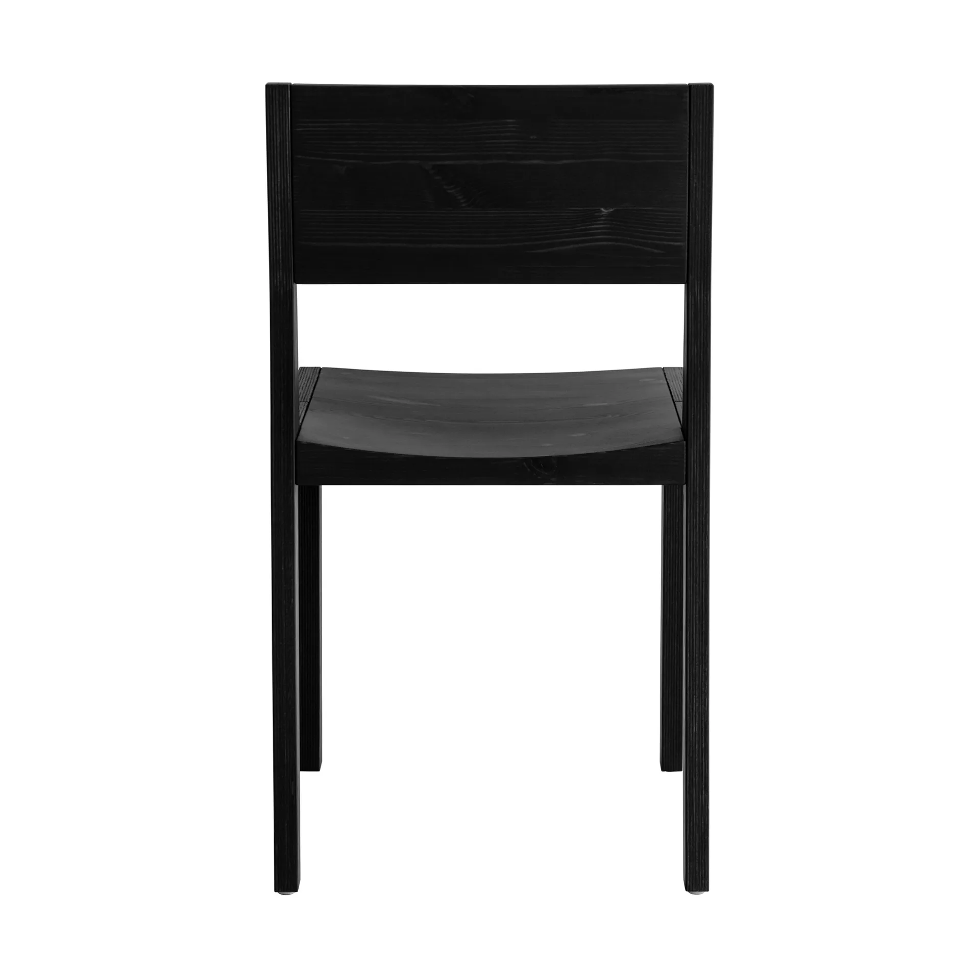 016 Maasto Dining Chair stol, Svartbeiset furu Vaarnii