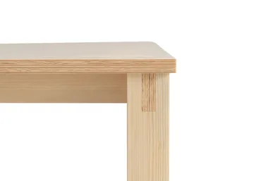 016 Maasto Table bord - Matt oljevokset furu, 200x90x75 cm - Vaarnii