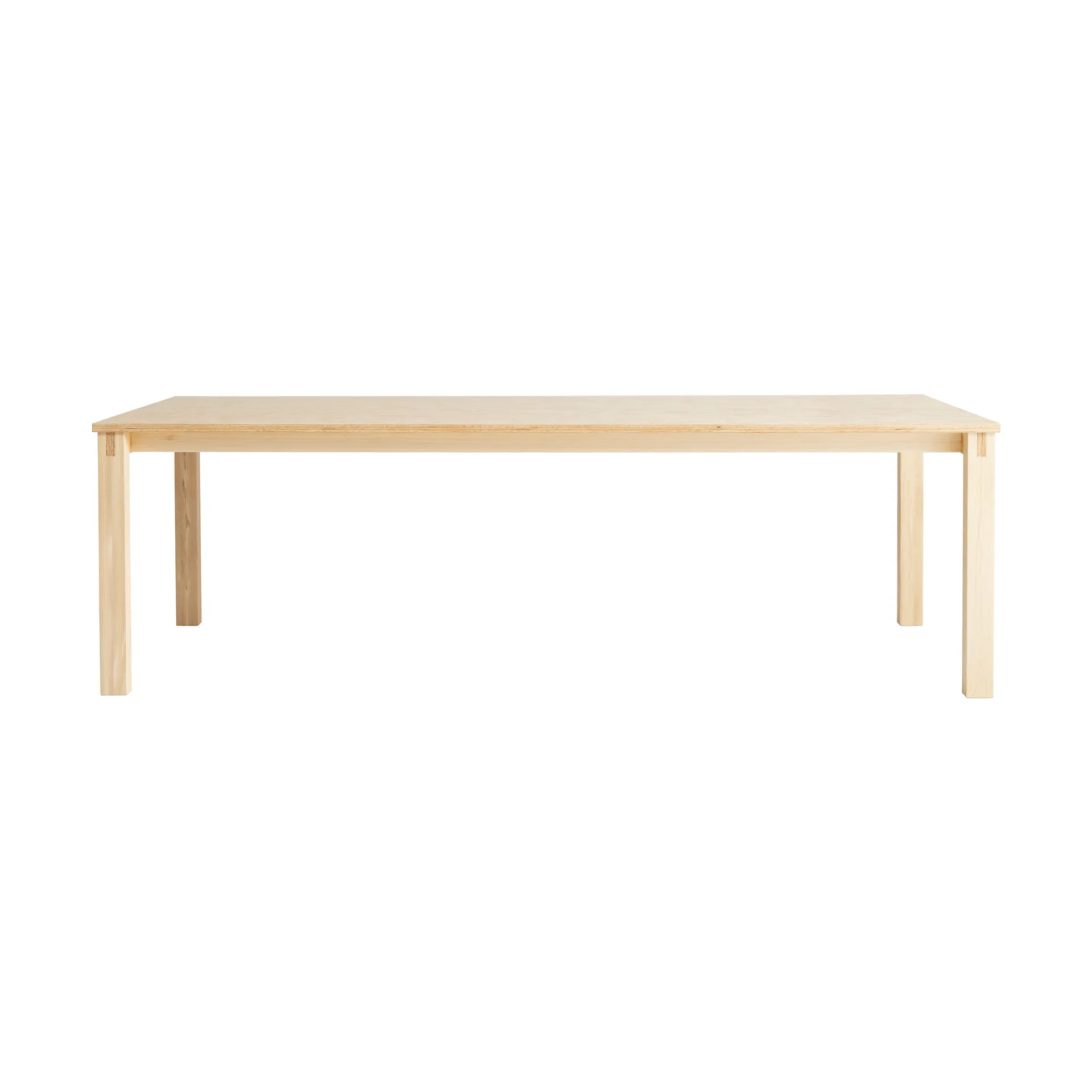 016 Maasto Table bord, Matt oljevokset furu, 245x90 cm Vaarnii