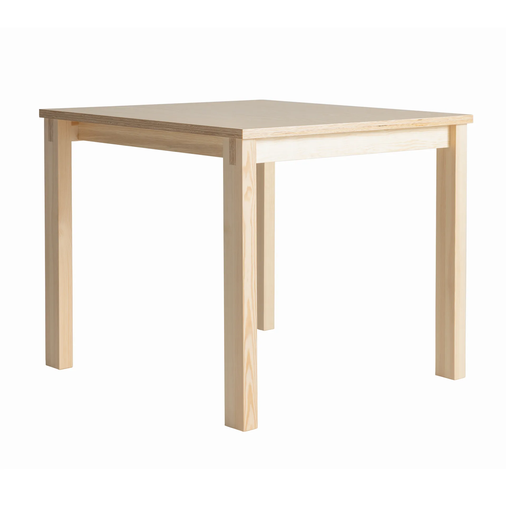 016 Maasto Table bord, Matt oljevokset furu, 90x90x75 cm Vaarnii