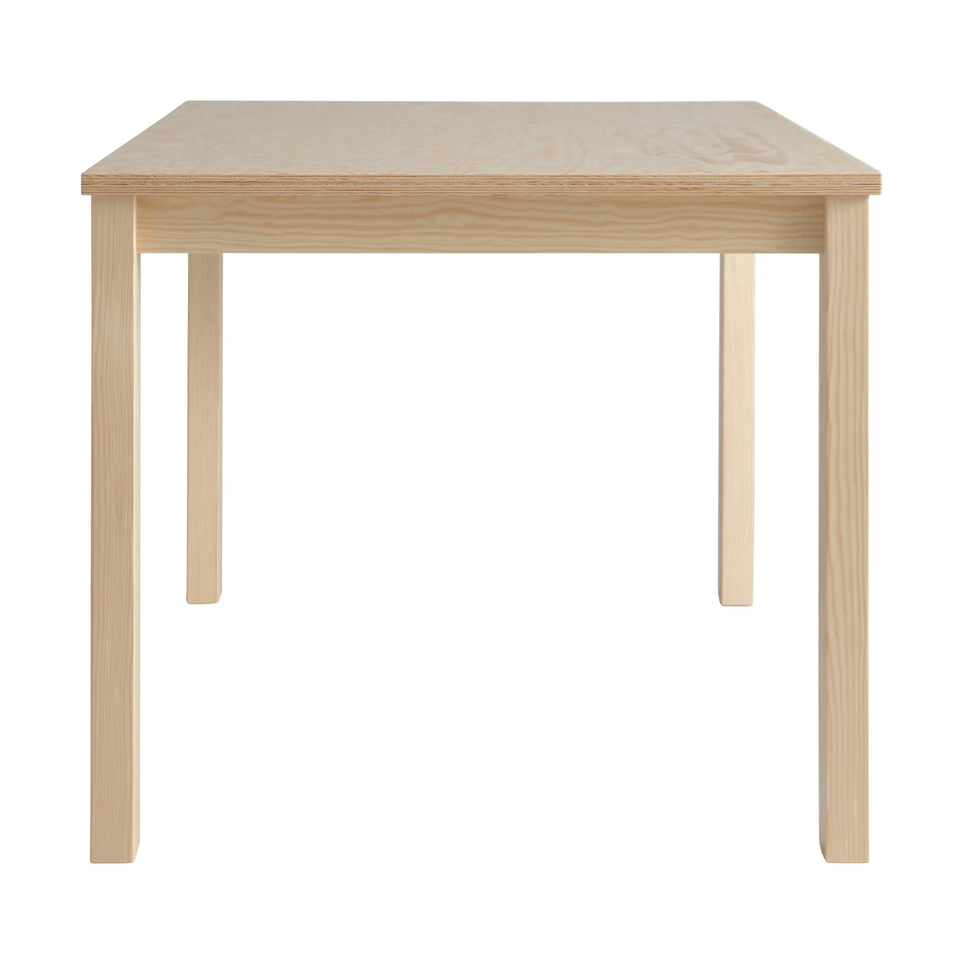 016 Maasto Table bord, Matt oljevokset furu, 90x90x75 cm Vaarnii