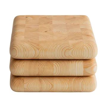 019 Syy Chopping Board skjærefjøl - Oljevokset furu, medium 26x35x5 cm - Vaarnii