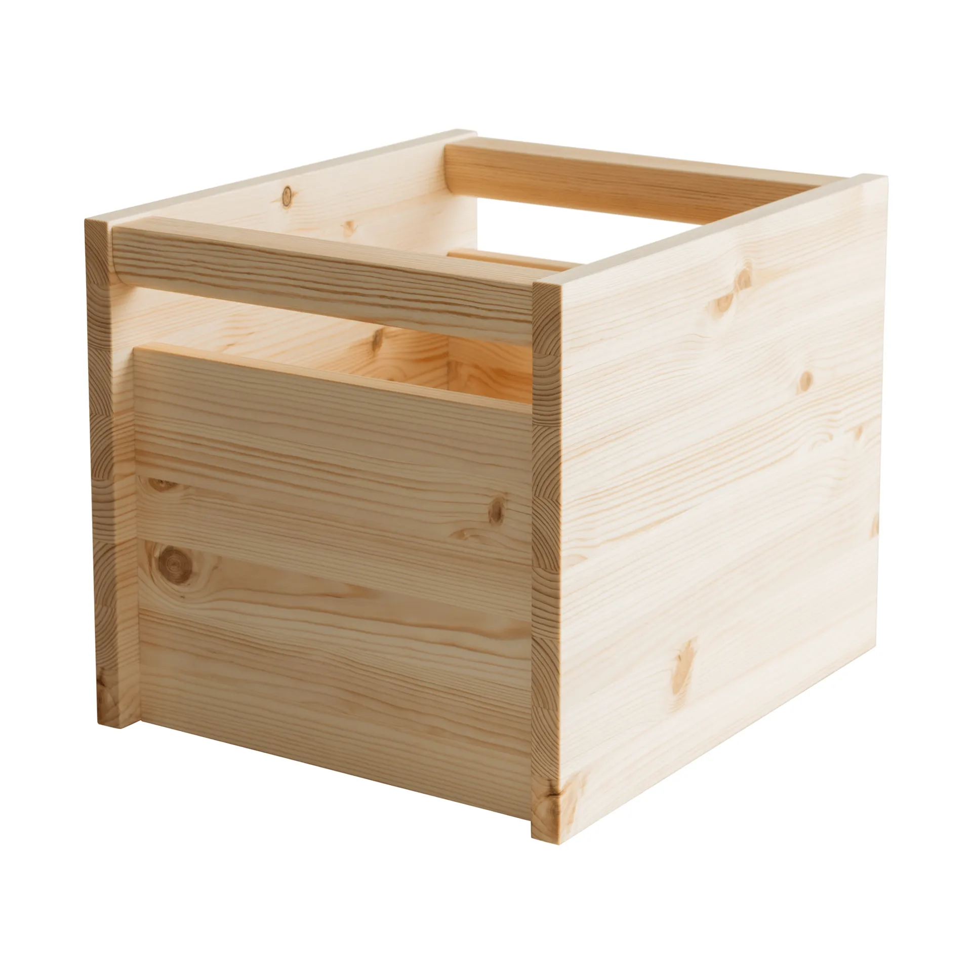 020 Koppa Crate oppbevaringsboks, Oljevokset furu, large 38x43x36 cm Vaarnii
