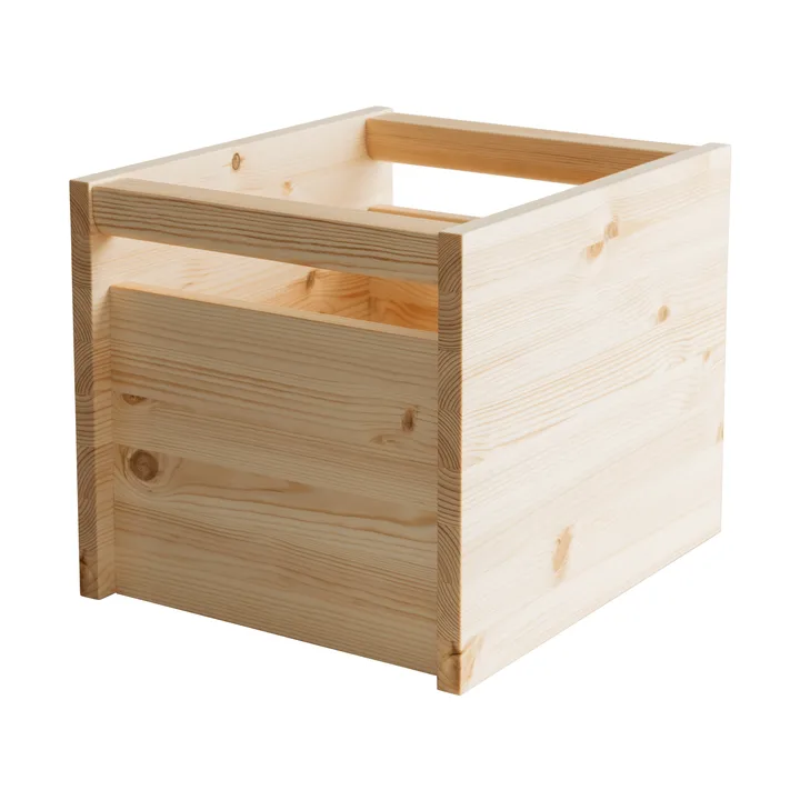 020 Koppa Crate oppbevaringsboks - Oljevokset furu, large 38x43x36 cm - Vaarnii