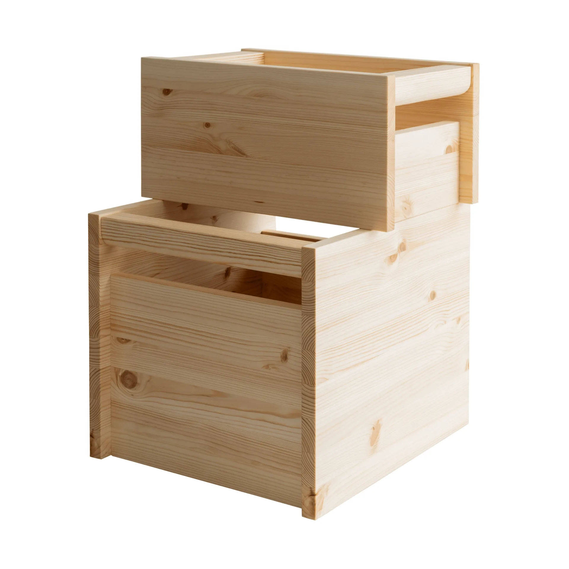 020 Koppa Crate oppbevaringsboks, Oljevokset furu, large 38x43x36 cm Vaarnii