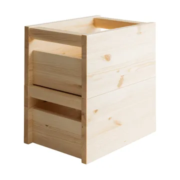 020 Koppa Crate oppbevaringsboks - Oljevokset furu, small 29x43x22 cm - Vaarnii