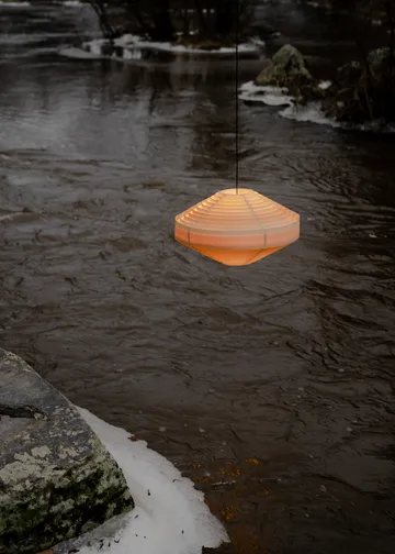 1001 Hans Pendant pendel - Matt oljevokset furu, Ø38 cm - Vaarnii