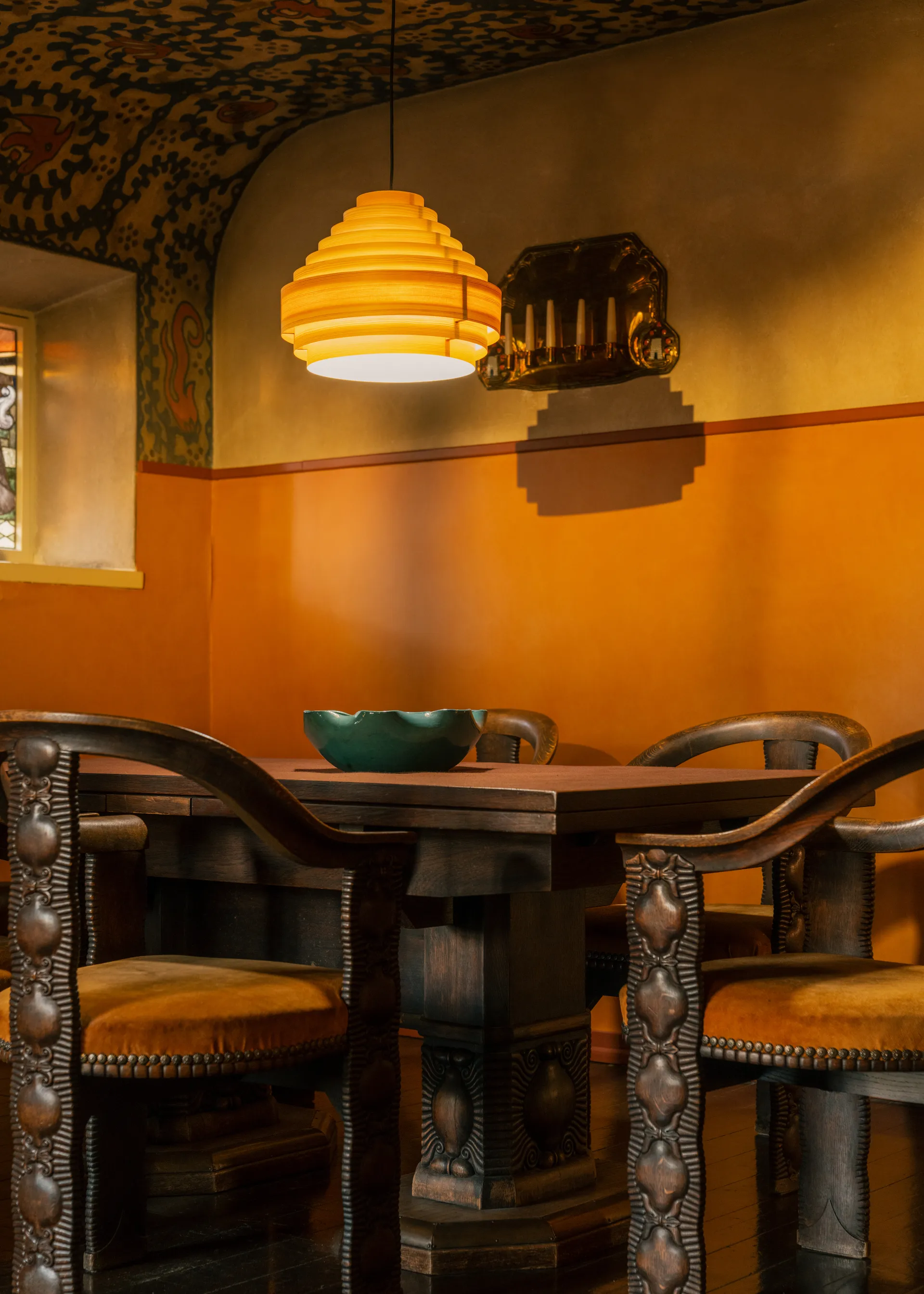 1001 Hans Pendant pendel, Matt oljevokset furu, Ø38 cm Vaarnii