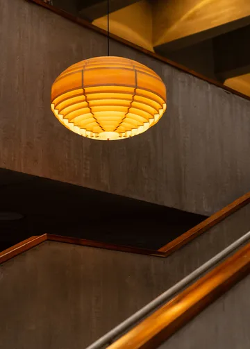 1002 Hans Pendant pendel - Matt oljevokset furu, XL Ø70 cm - Vaarnii