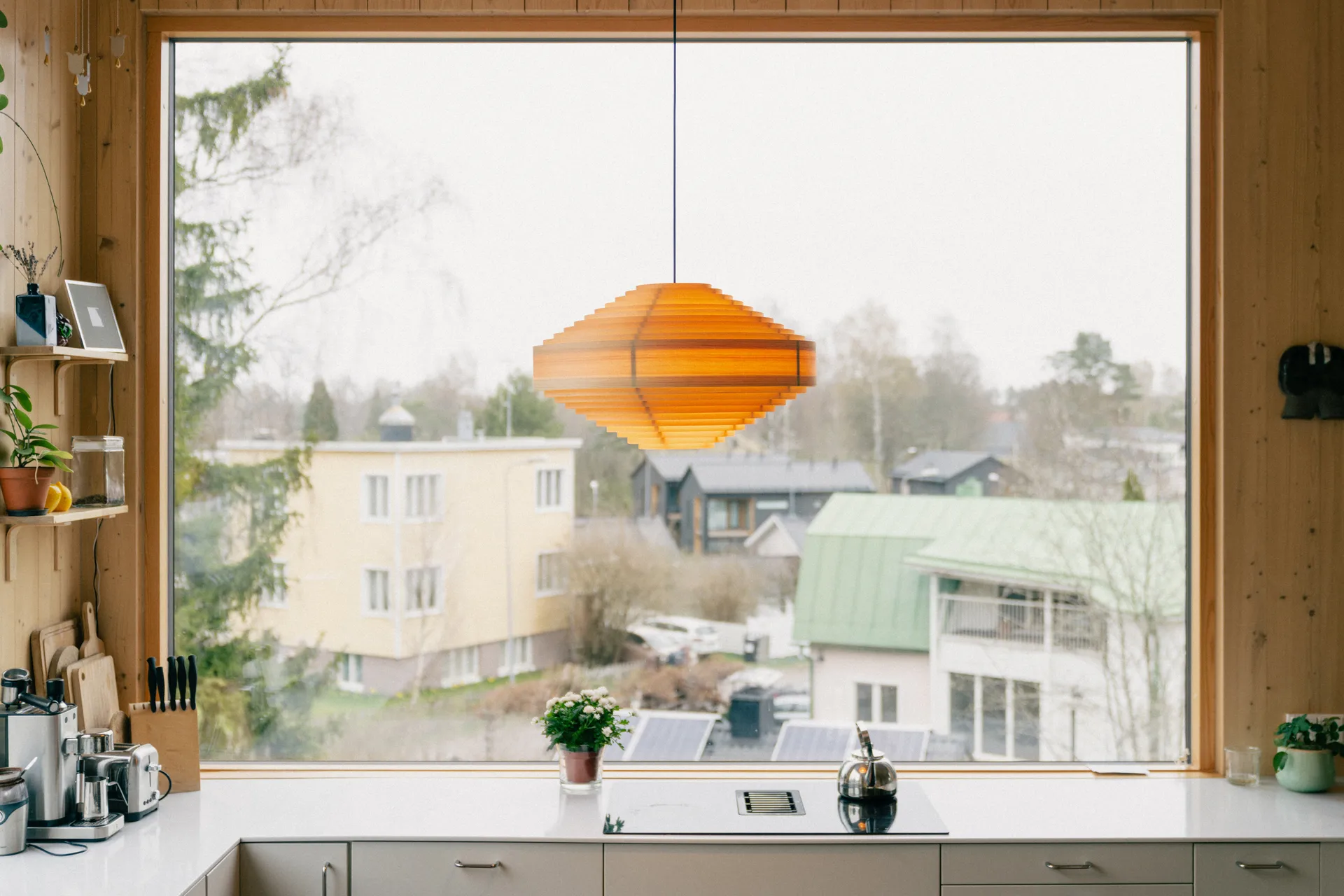 1003 Hans Pendant pendel, Matt oljevokset furu, Ø60 cm Vaarnii