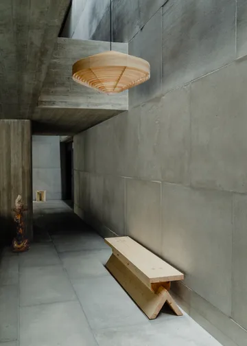 1003 Hans Pendant pendel - Matt oljevokset furu, XL Ø90 cm - Vaarnii