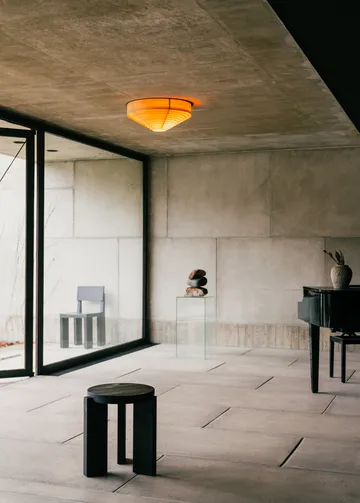 1005 Hans Ceiling Light plafond - Matt oljevokset furu, Ø42 cm - Vaarnii