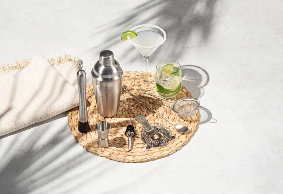 Vacuvin Lovers Bar In A Box cocktailsett, Rustfritt stål, 7 deler Vacuvin