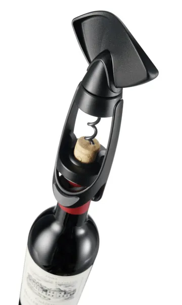 Vacuvin Twister vrikorkskrue - Svart - Vacuvin