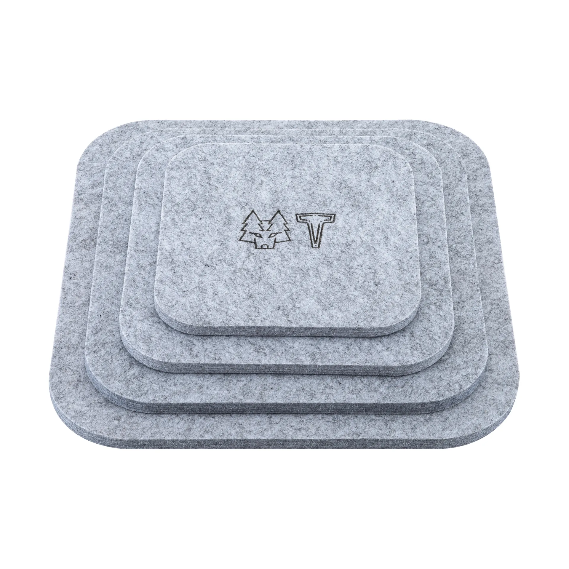 ULT gryteunderlag 4 deler, Askgrå Vargen & Thor