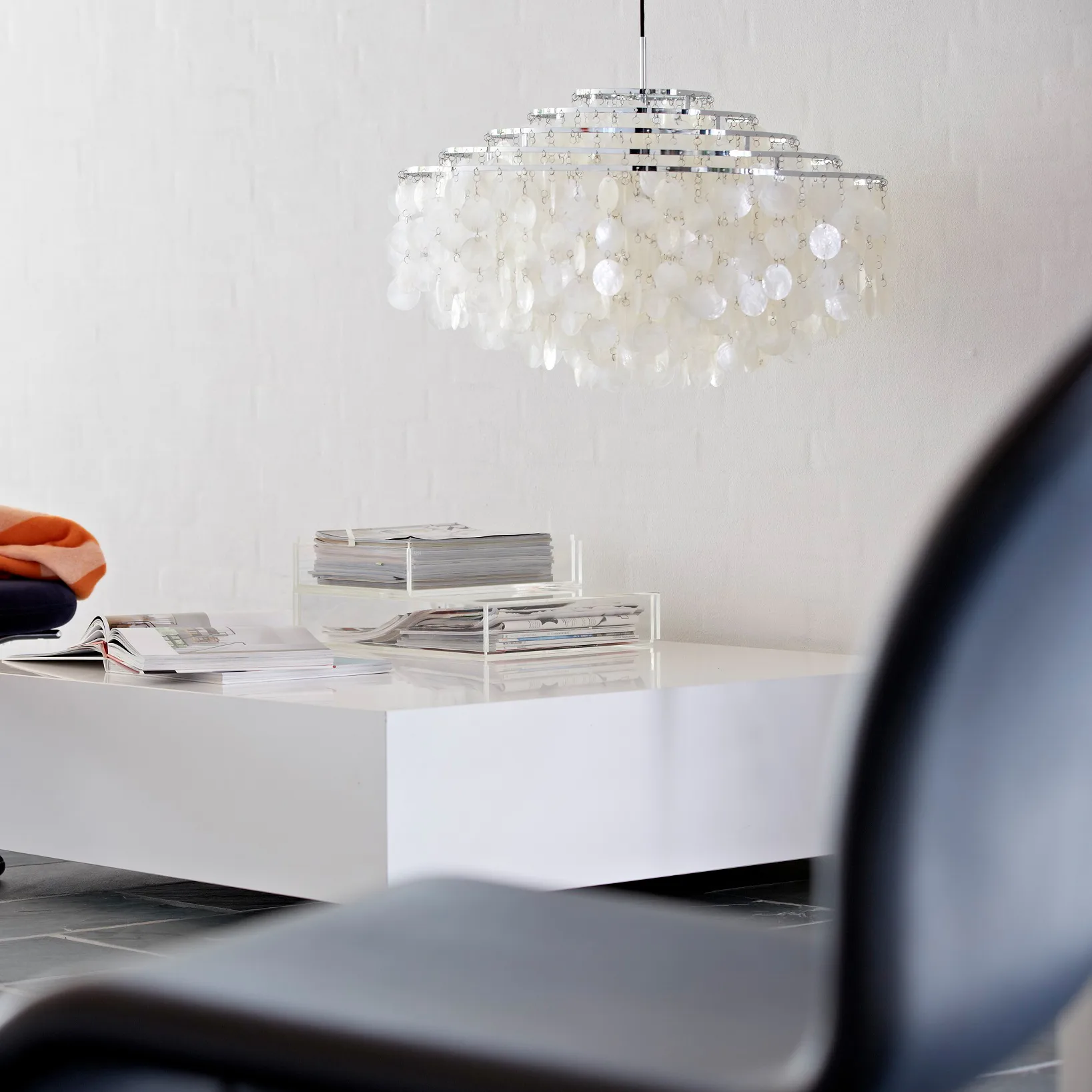 FUN 11DM taklampe, Krom Verpan