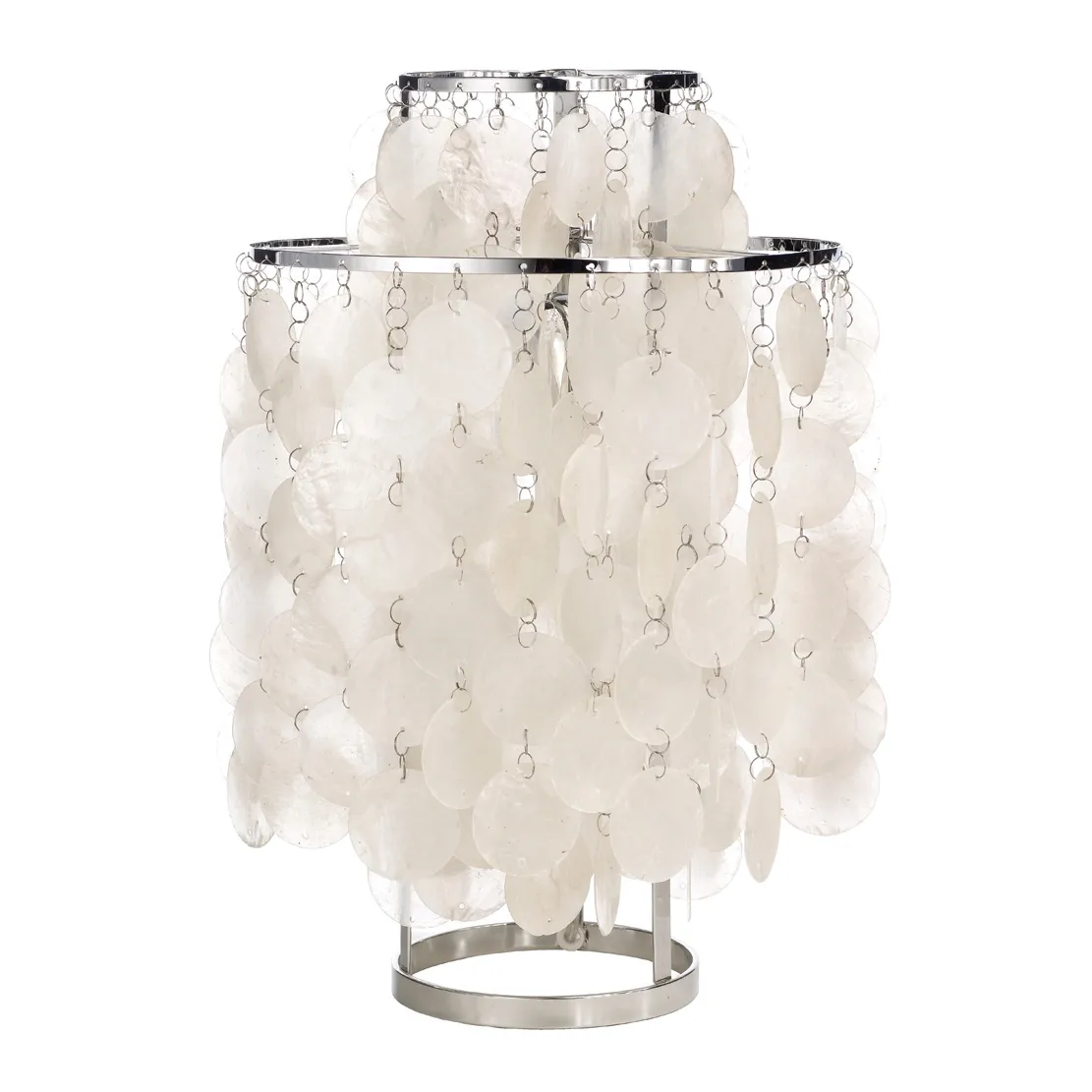 FUN 2TM bordlampe, Krom Verpan