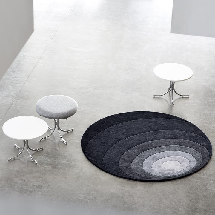 Luna gulvteppe Ø120 cm, Grey Verpan