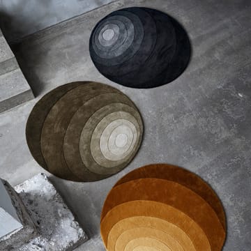 Luna gulvteppe Ø120 cm - Grey - Verpan