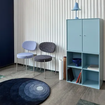 Luna teppe rundt - Dark sand, 120 cm - Verpan