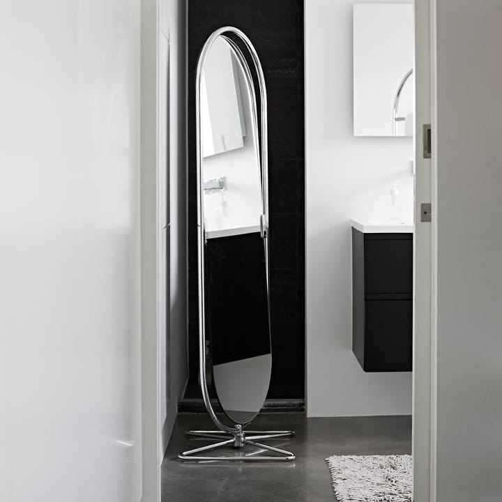 Panton System 123 gulvspeil, Krom Verpan