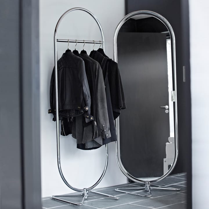 Panton System 123 gulvspeil, Krom Verpan