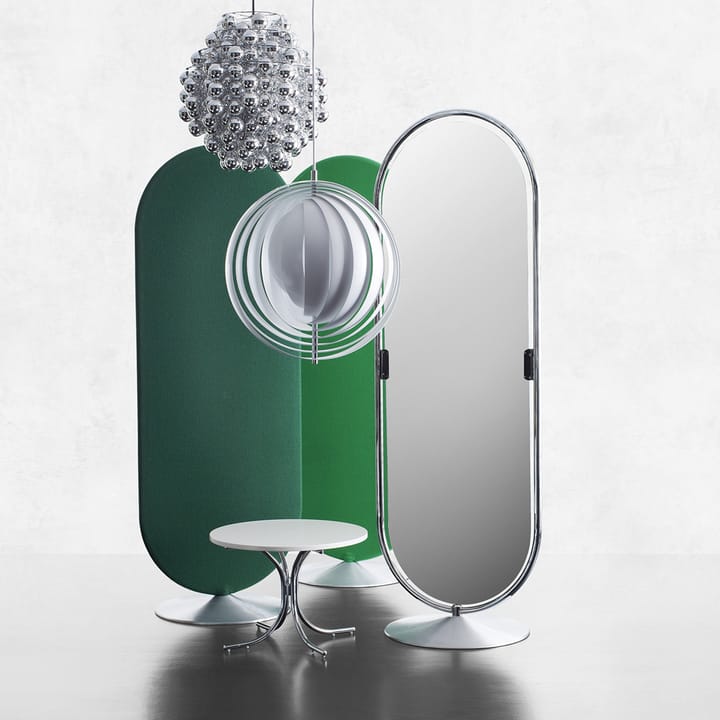 Panton System 123 gulvspeil, Krom Verpan