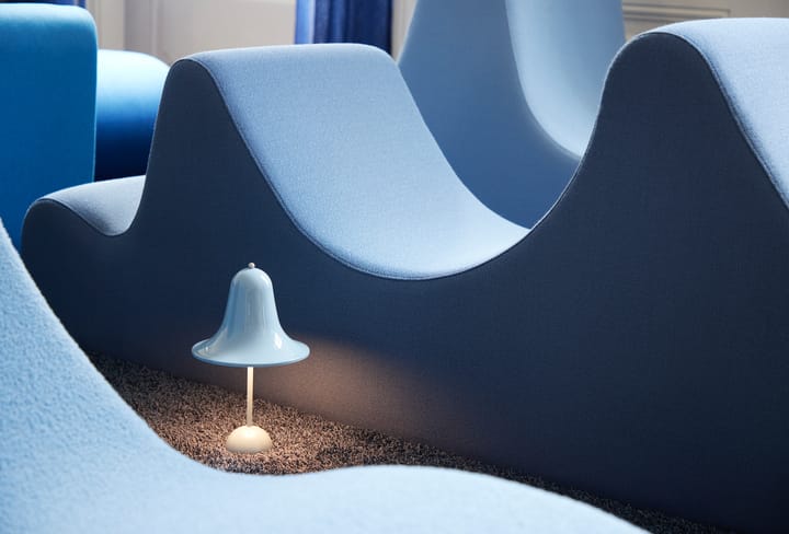 Pantop portable bordlampe 30 cm, Dusty blue Verpan