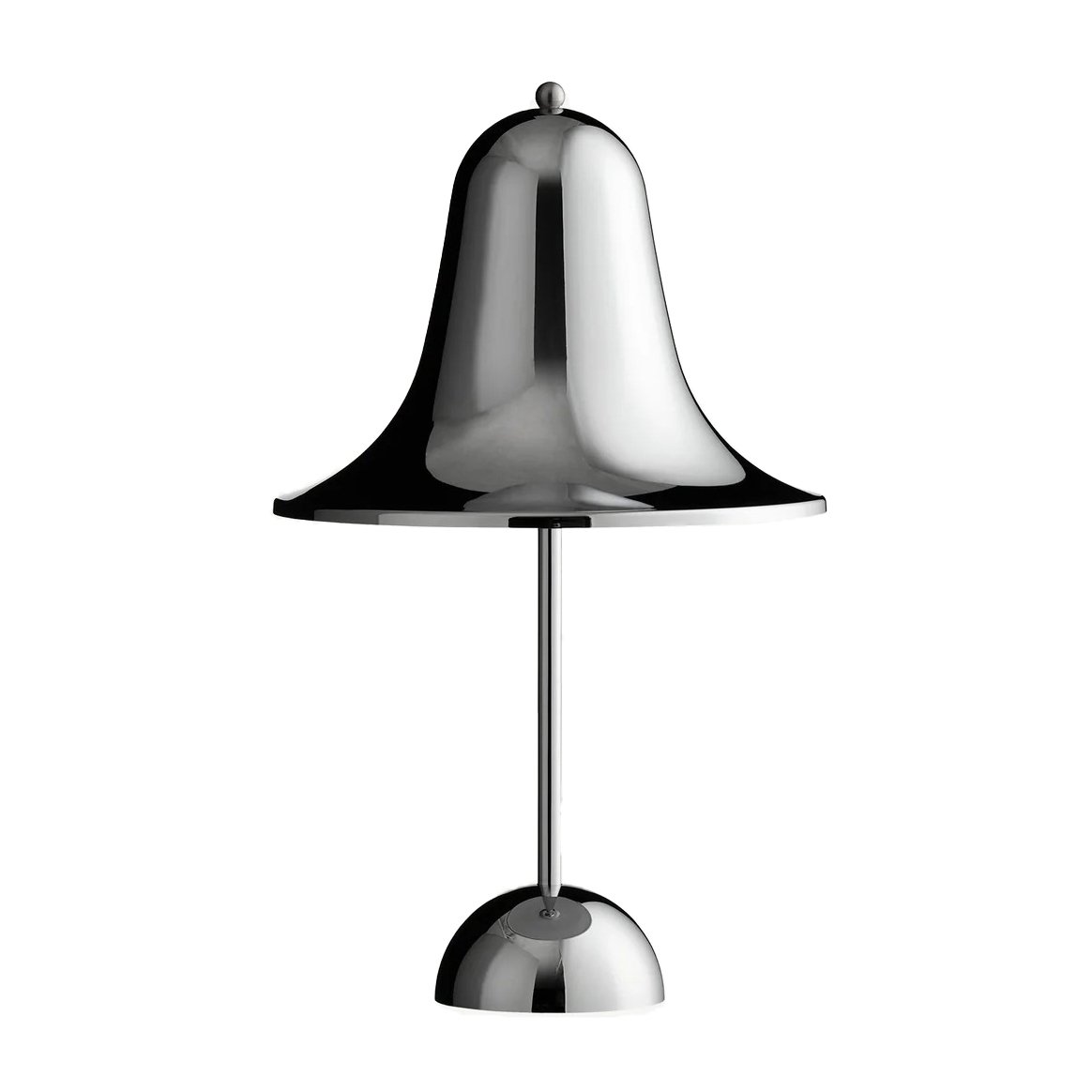 Bilde av Verpan Pantop portable bordlampe 30 cm Shiny chrome