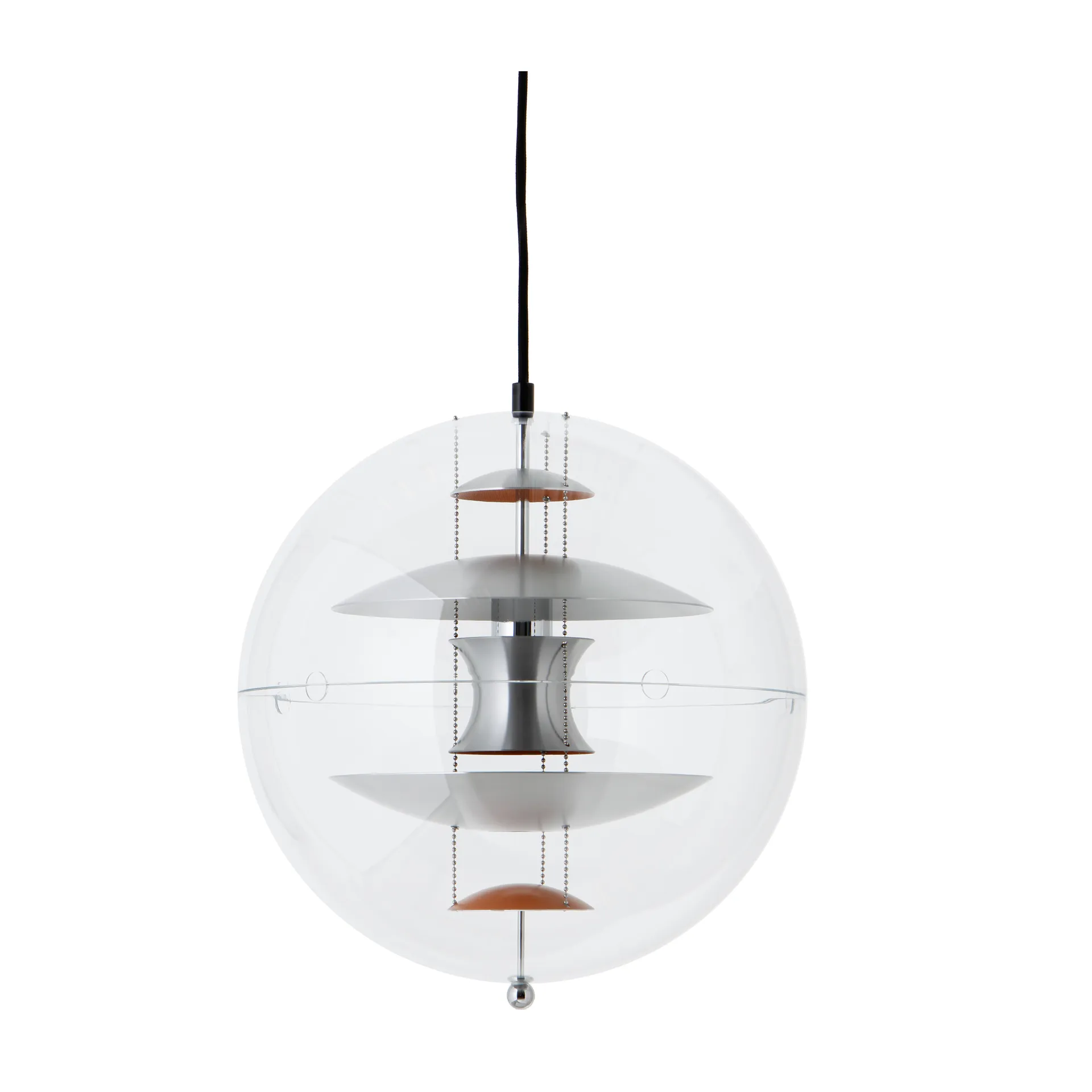 VP Globe Brushed Alu taklampe, Ø 40 cm Verpan