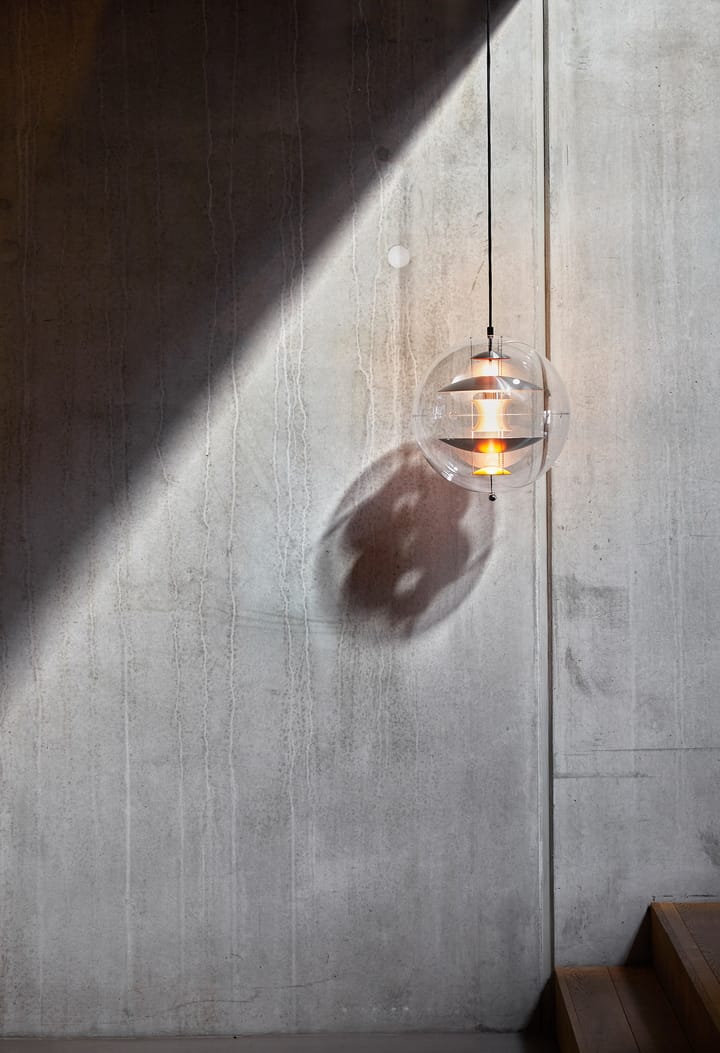 VP Globe Brushed Alu taklampe, Ø 40 cm Verpan