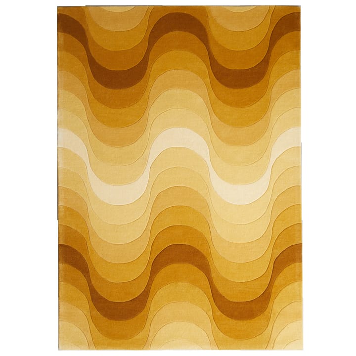 Wave gulvteppe 170x240 cm - Gul - Verpan