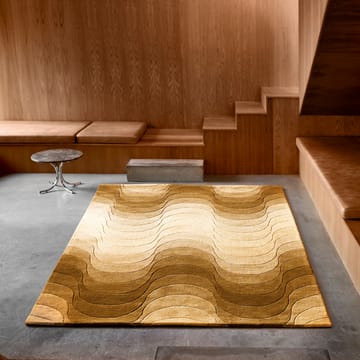 Wave gulvteppe 170x240 cm - Gul - Verpan