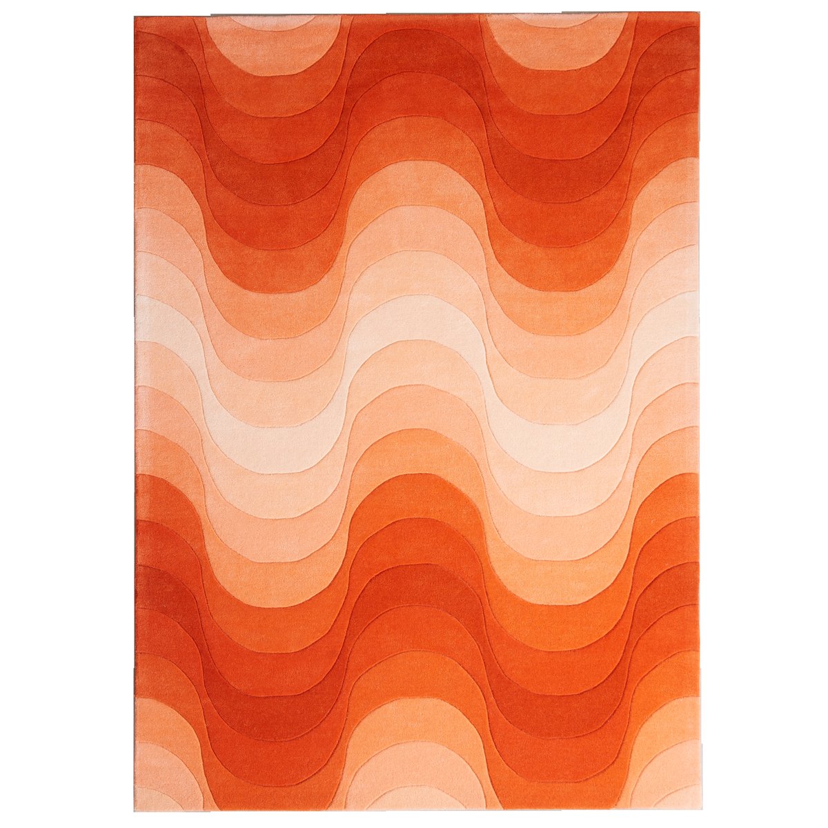 Bilde av Verpan Wave gulvteppe 170x240 cm Orange