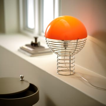 Wire bordlampe Ø 30 cm - Chrome-orange - Verpan