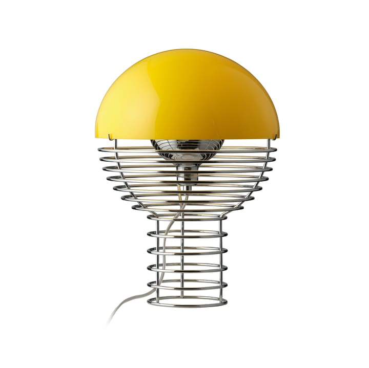 Wire bordlampe Ø 30 cm - Chrome-yellow - Verpan