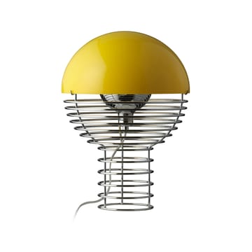 Wire bordlampe Ø 30 cm - Chrome-yellow - Verpan
