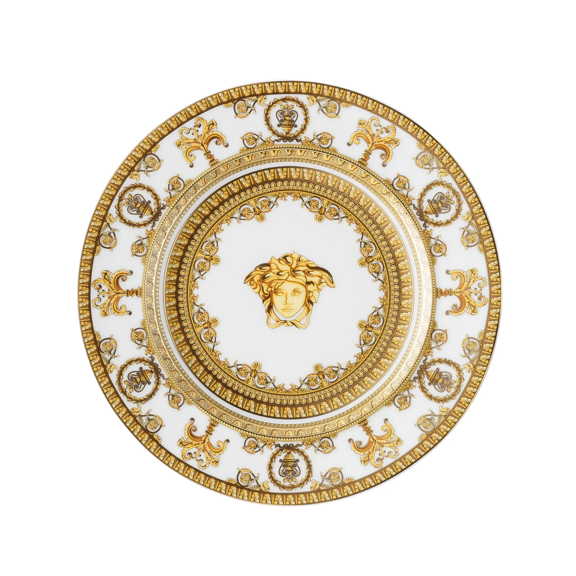 Versace I love Baroque tallerken, Bianco Versace