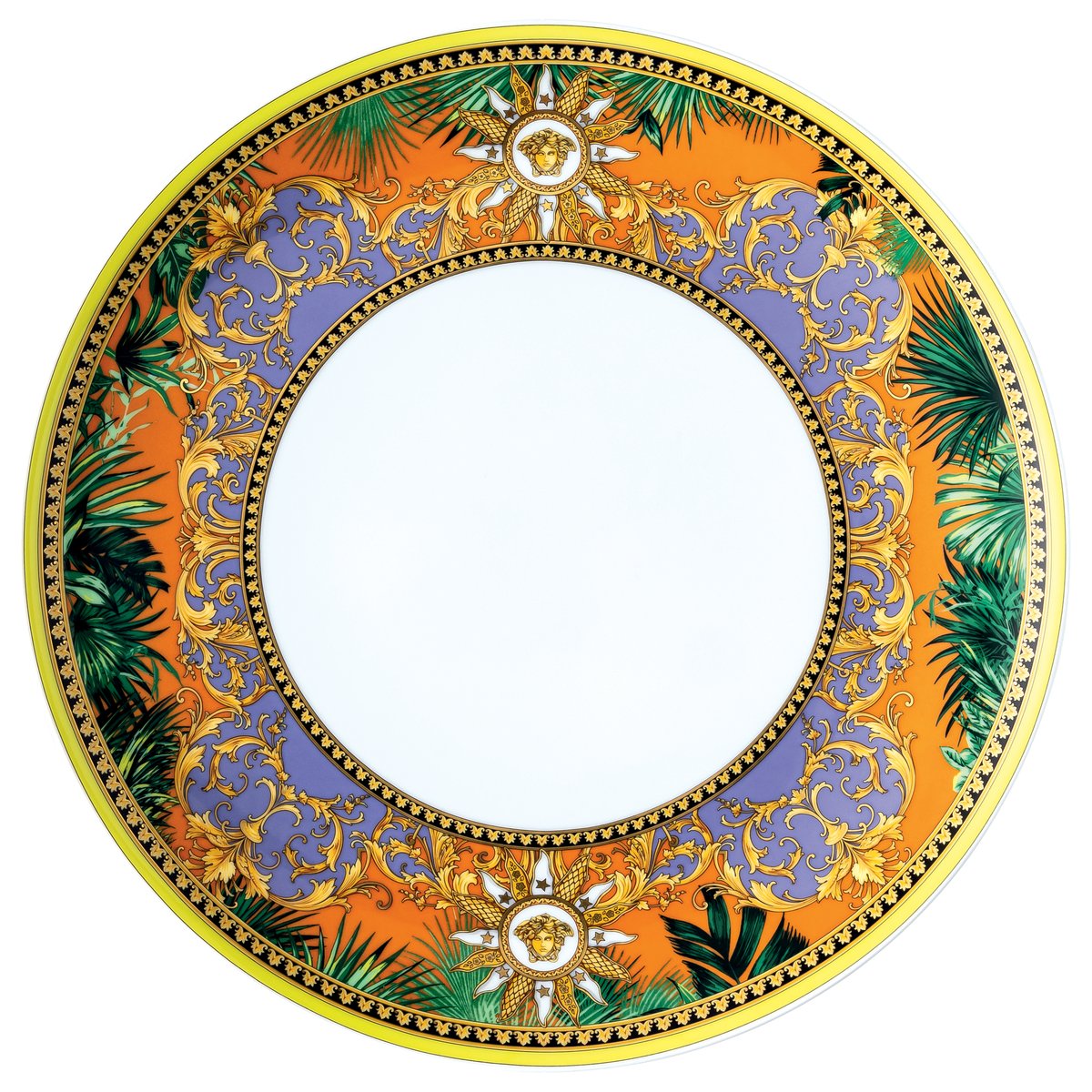 Versace Jungle Animalier tallerken 28 cm Multi | Skandinavisk Design | Middagstallerkener | Multi