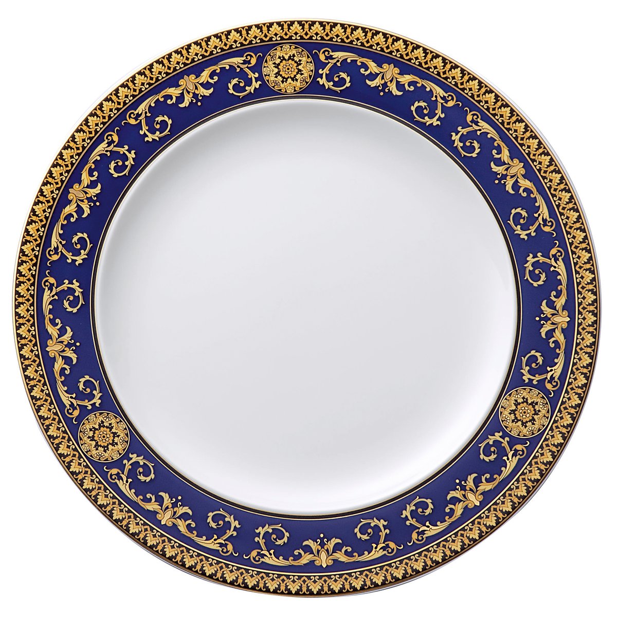 Versace Versace Medusa Blue middagstallerken 27 cm